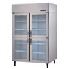 -6~12℃ Air Cooling 4 Glass Doors Upright Reach-in Refrigerator Commercial Refrigerator 