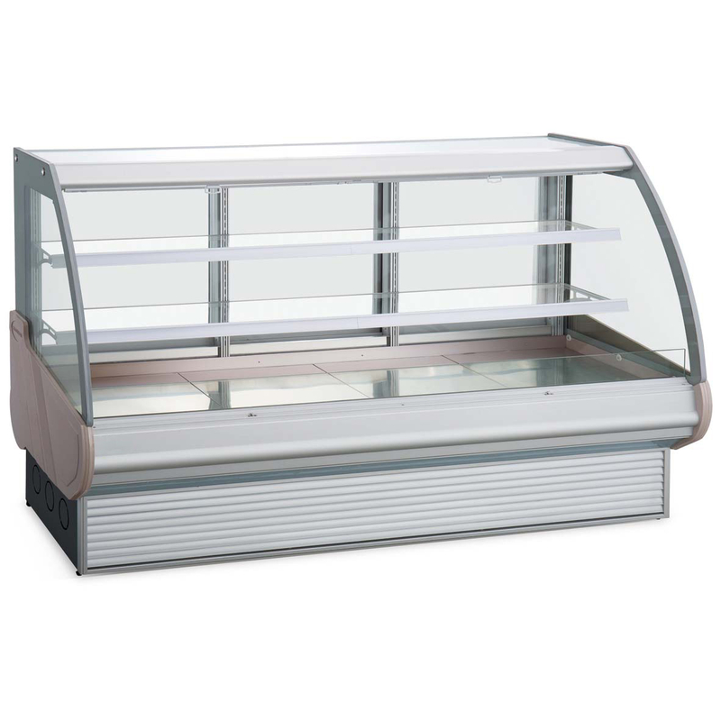 -25~-18℃ Frostless Freezer For Meat Seafood Ice Cream Display