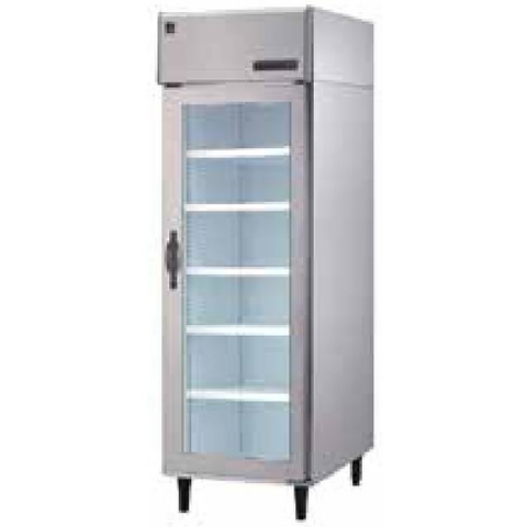 -6~12℃ Air Cooling 1 Glass Door Upright Reach-in Refrigerator Commercial Refrigerator 