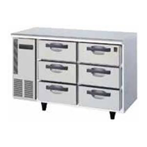 -23℃ To -7℃ AirCooling 6 Drawers Under Counter Drawer Refrigerator Commercial Refrigerator 