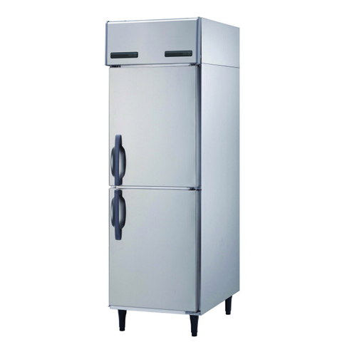 -20~-16℃/2~6℃ Air Cooling 2 Solid Doors Dual Temperature Upright Reach-in Refrigerator Commercial Refrigerator