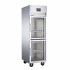 2~8℃ Air Cooling/Static Cooling 2 Glass Doors Upright Reach-in Refrigerator Commercial Refrigerator 