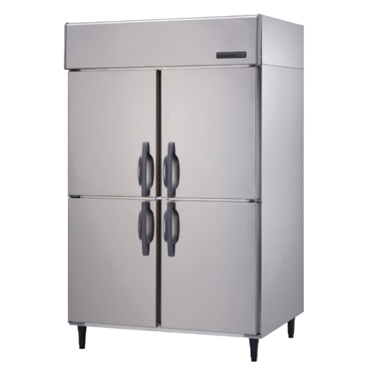 -23~-7℃ Air Cooling 4 Solid Doors Upright Reach-in Refrigerator Commercial Refrigerator