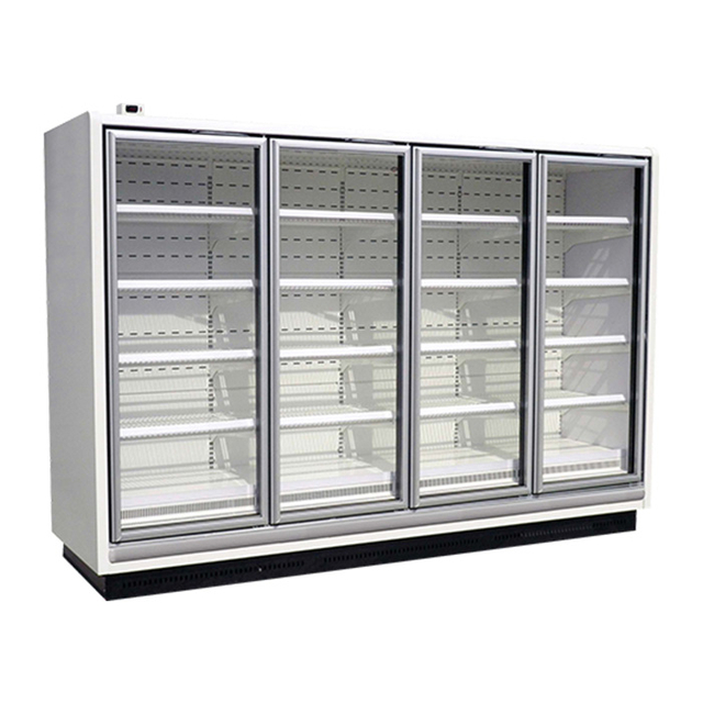 <-15 Degree Upright Display Freezer Cabinet