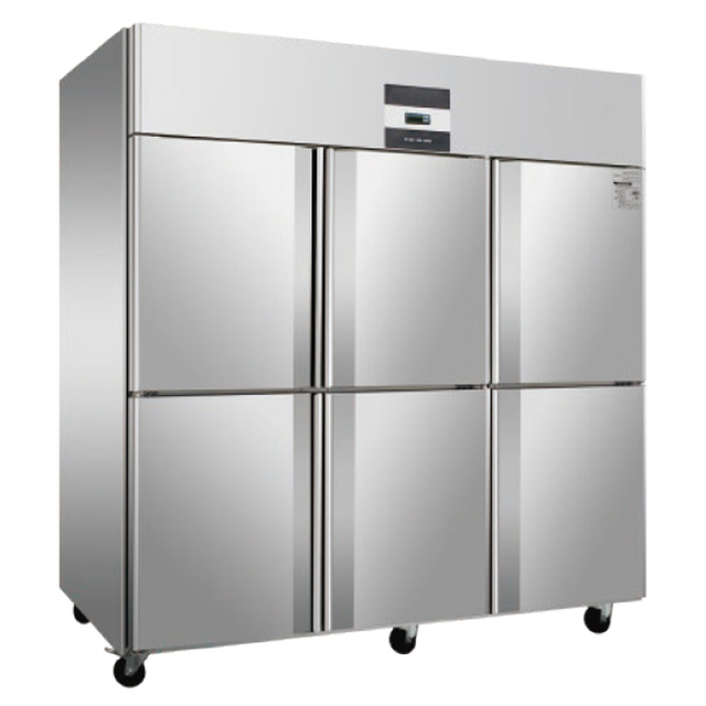 Commercial Stainless Steel Solid Door Reach in Refrigerator & Freezer